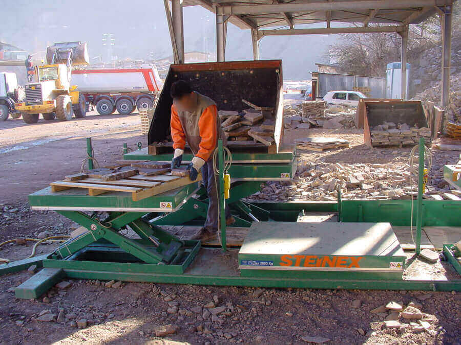 Macchinario industriale per taglio e lavorazione pietre